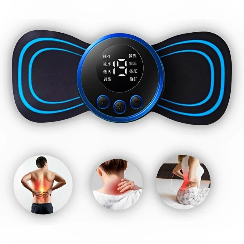 Massageador Portátil  Fisio Relax - EMS – Alívio da Dor Cervical e Relaxamento Muscular