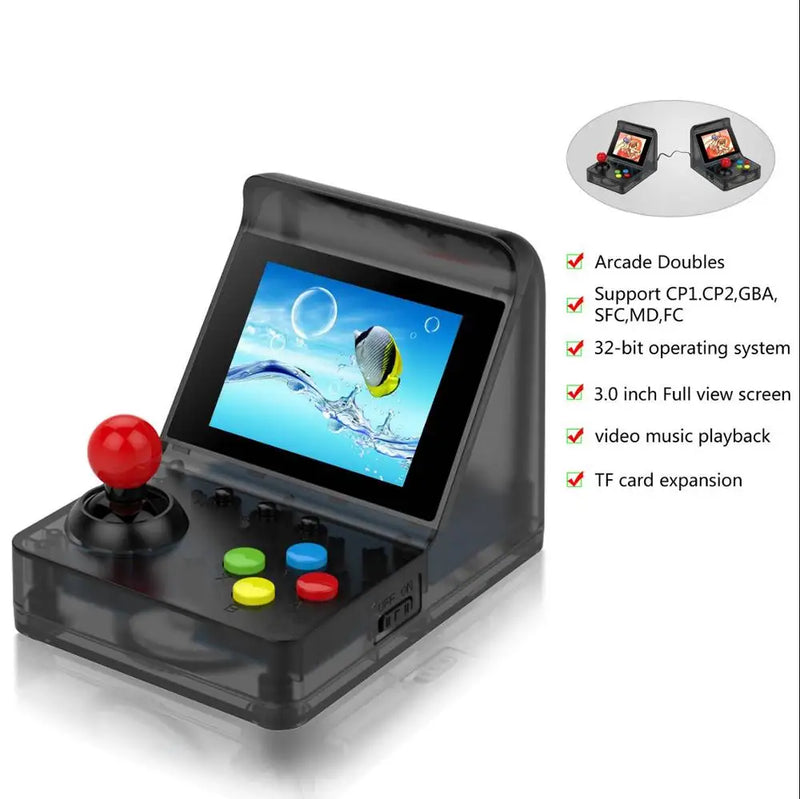 Mini Arcade Retro Console c/ 520 Jogos Cássicos - Bar Arcade - Clássicos de 32 Bits na Palma da Mão! 🎮