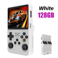 128GB Open Source R36S Video Game Console Linux System 3.5 Inch IPS Screen Orange Portable Pocket Video Player 64GB best Games