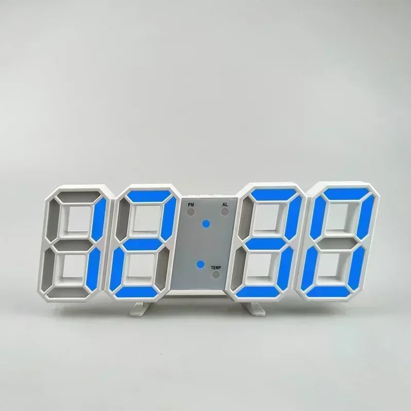 Relógio Digital LED 3D – Clock Style - Minimalista