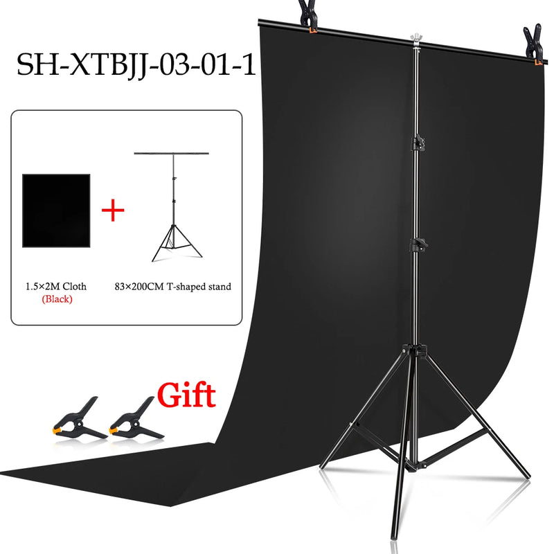 Professional Photography Chromakey Background Light-absorbing Black Flocking Backdrops Non-reflective Screen Photo Photos