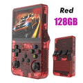 128GB Open Source R36S Video Game Console Linux System 3.5 Inch IPS Screen Orange Portable Pocket Video Player 64GB best Games