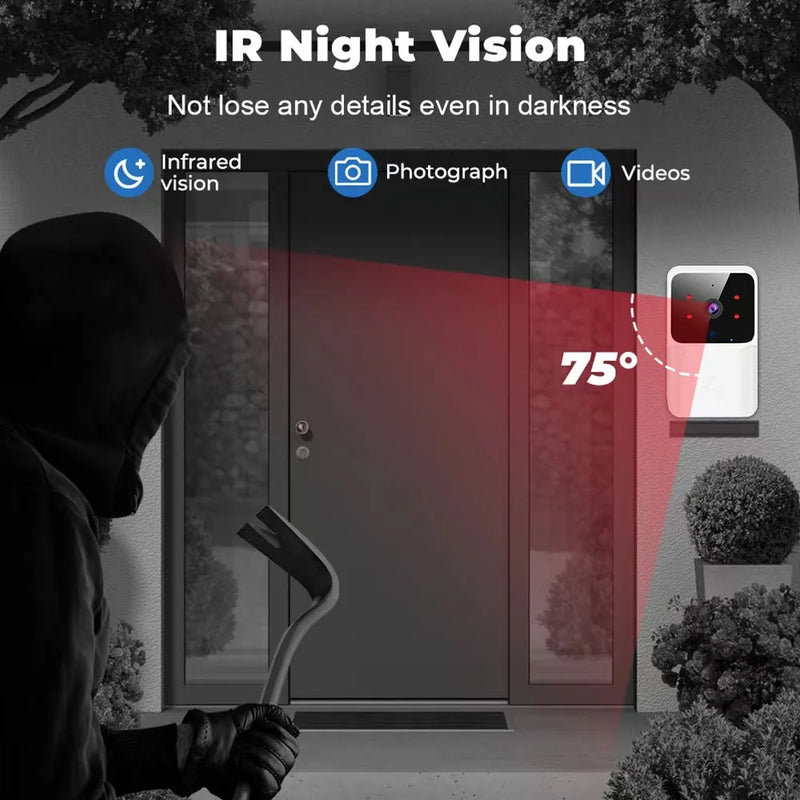 Xiaomi Doorbell With Camera Wireless Video Doorbell WIFI HD Outdoor Phone Door Bell Camera Security Intercom Free Cloud Storage