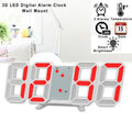 Relógio Digital LED 3D – Clock Style - Minimalista