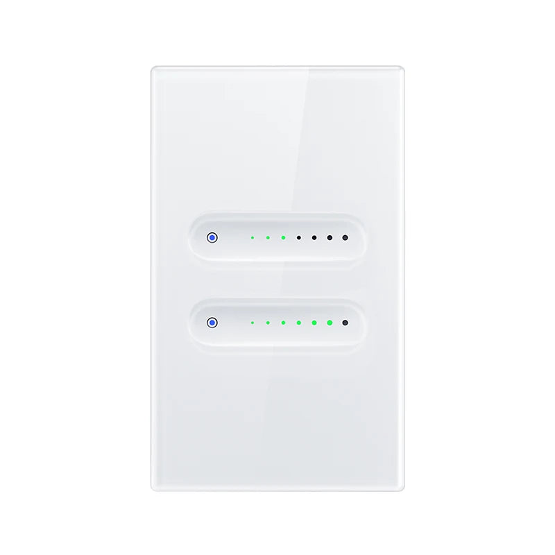 AVATTO Tuya WiFi Smart Dimmer Switch 1/2 Gang Dimmer Light Switch Touch Panel APP Remote Control For Alexa Google Home