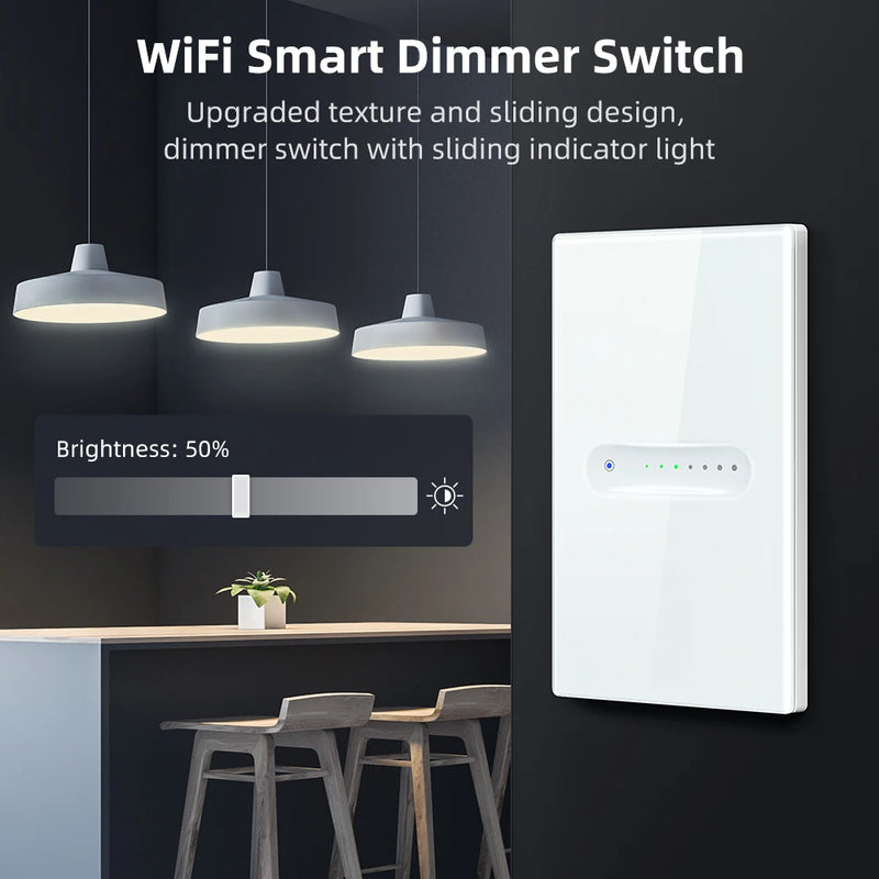 Interruptor Dimmer Inteligente por APP, Voz e Wi-Fi – Full Control - Avatto