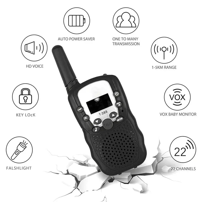 Kit de 2 Walkie Talkies Infantis – Kids Talks